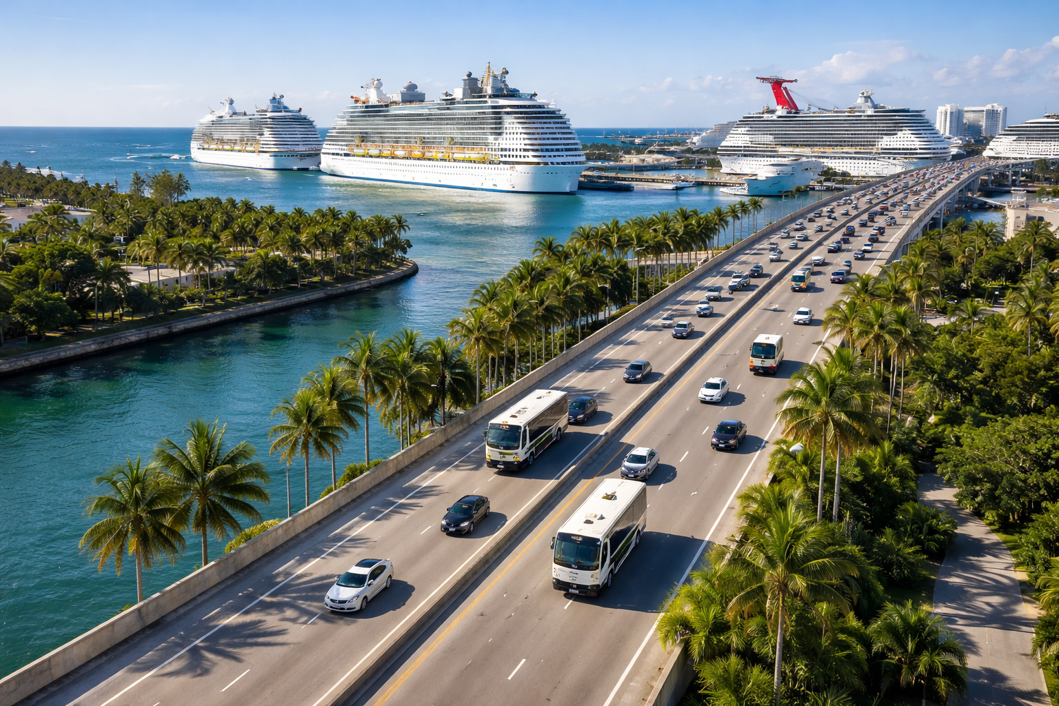 Getting to the Port: Transfers, Parking, Ride-Share, and Shuttles