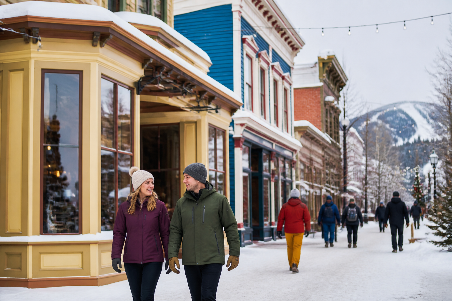 Side-by-side comparison of ski-in/ski-out lodging and Main Street Breckenridge accommodations