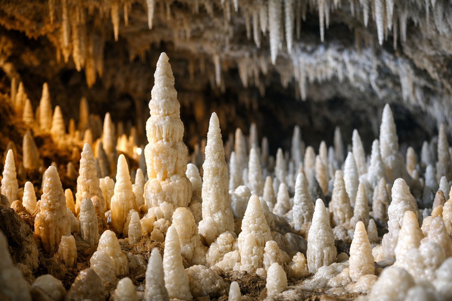 The World's Tallest Stalagmite and the 'Virgin Forest' of Formations