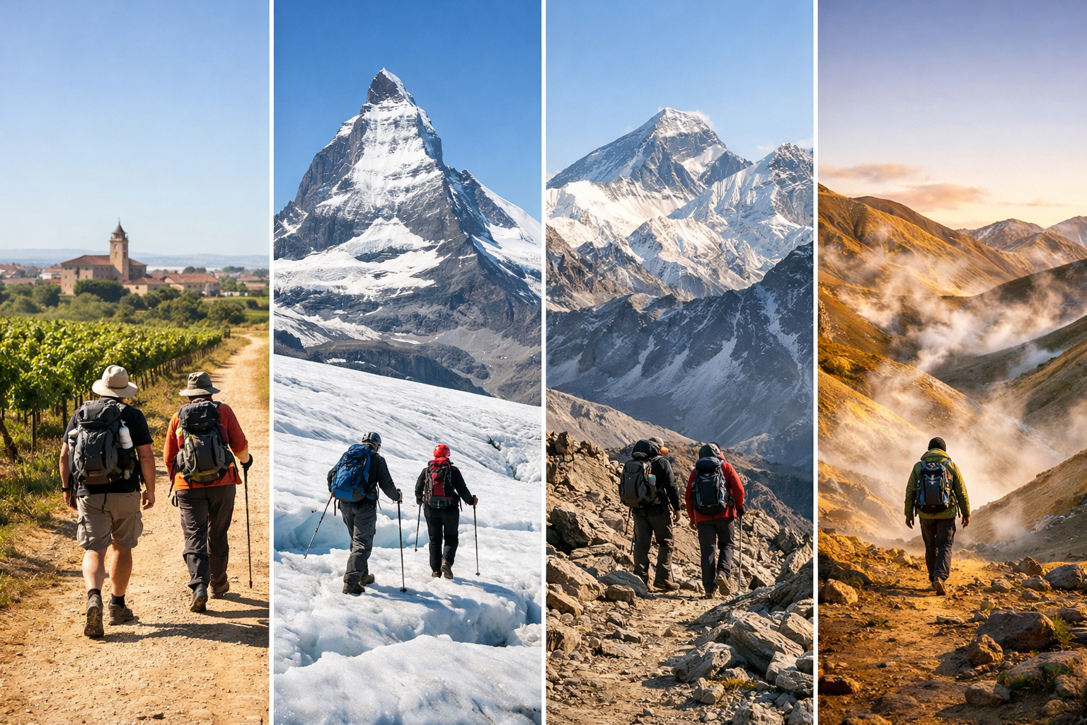 5–8. Four More Essential Trails for Your Global Hiking Bucket List