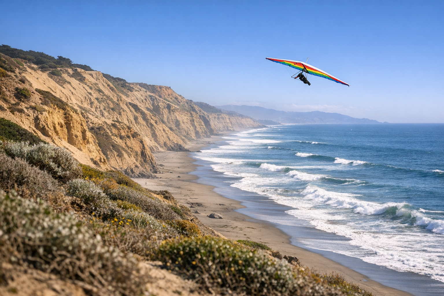 Fort Funston: Dunes, Dogs, and the Art of Hang Gliding