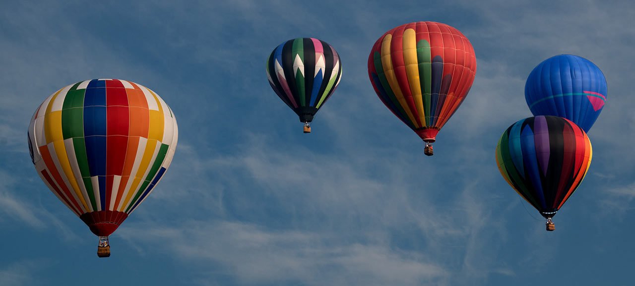 Great Places to take a hot air balloon ride