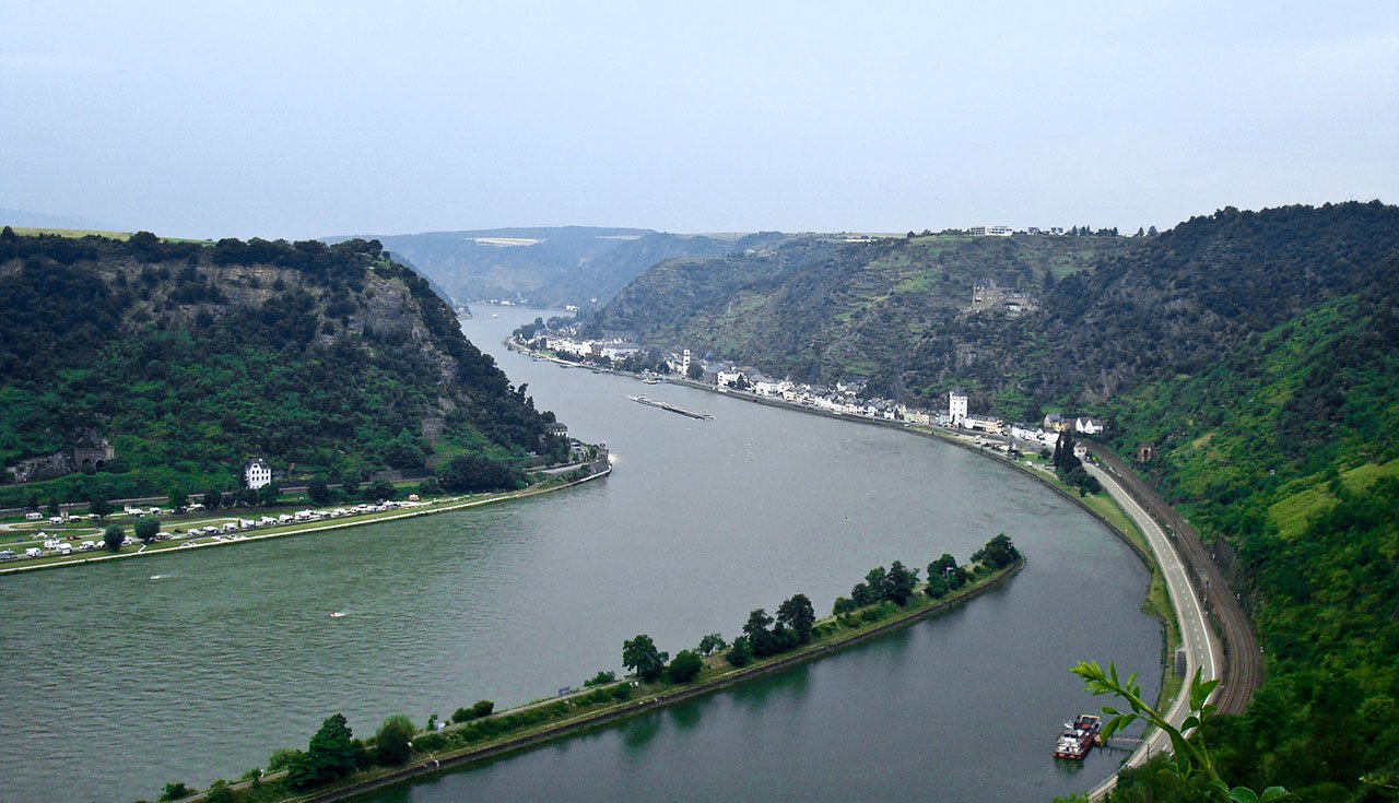 Rhine valley from the top of Loreley Rock | Image Credits: Abhishek Srivastava via Flickr (CC BY 2.0)