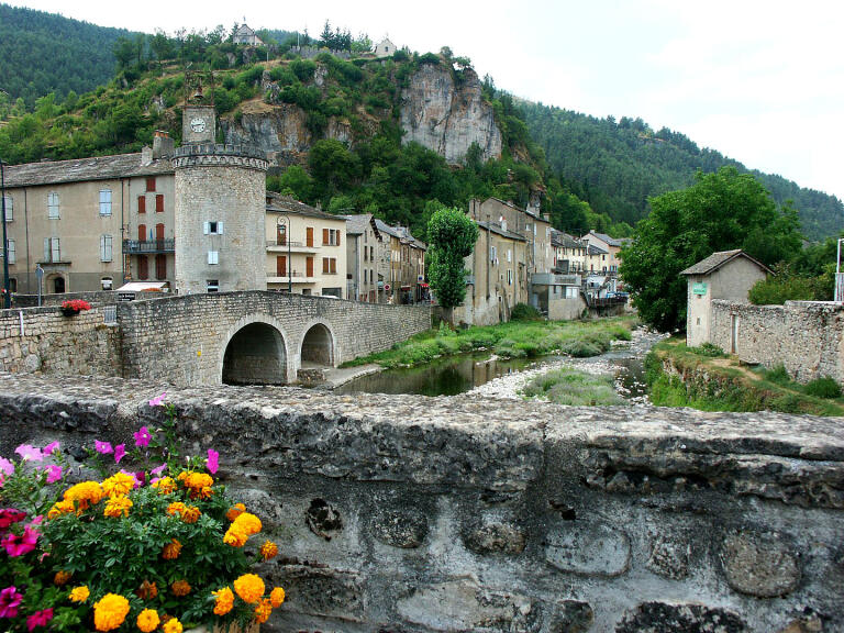 South France Meyrueis Vue du Pont