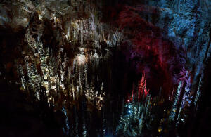 Aven Armand stalagmites Cave South France